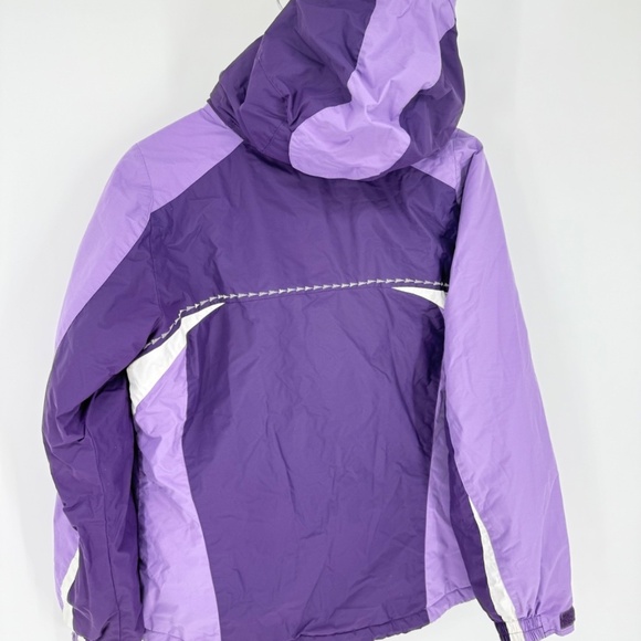 Columbia Women MED Fleece Lined FullZip Insulated Winter Jacket Water Resist bin - Picture 2 of 12